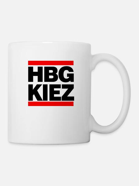Hamburg Kiez (HBG Kiez) - Tasse - Weiß