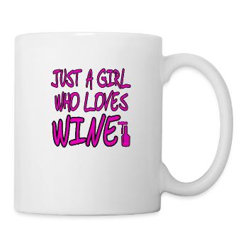 Wein - Tasse - Weiß - Rechts