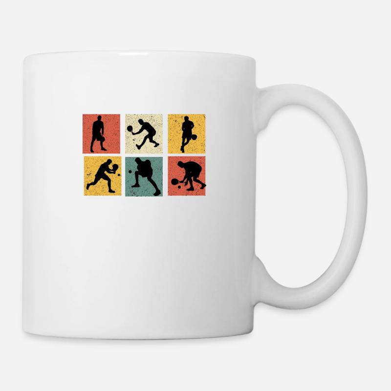 Rétro padel vintage padel padeliste cadeau padel - Mug blanc - blanc