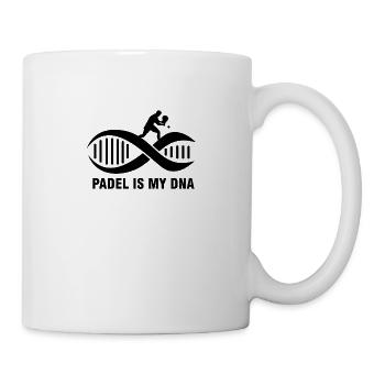 padel c'est mon dna cadeau pdeliste padel - Mug blanc - blanc - Droite