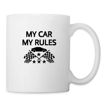 Auto - Tasse - Weiß - Rechts