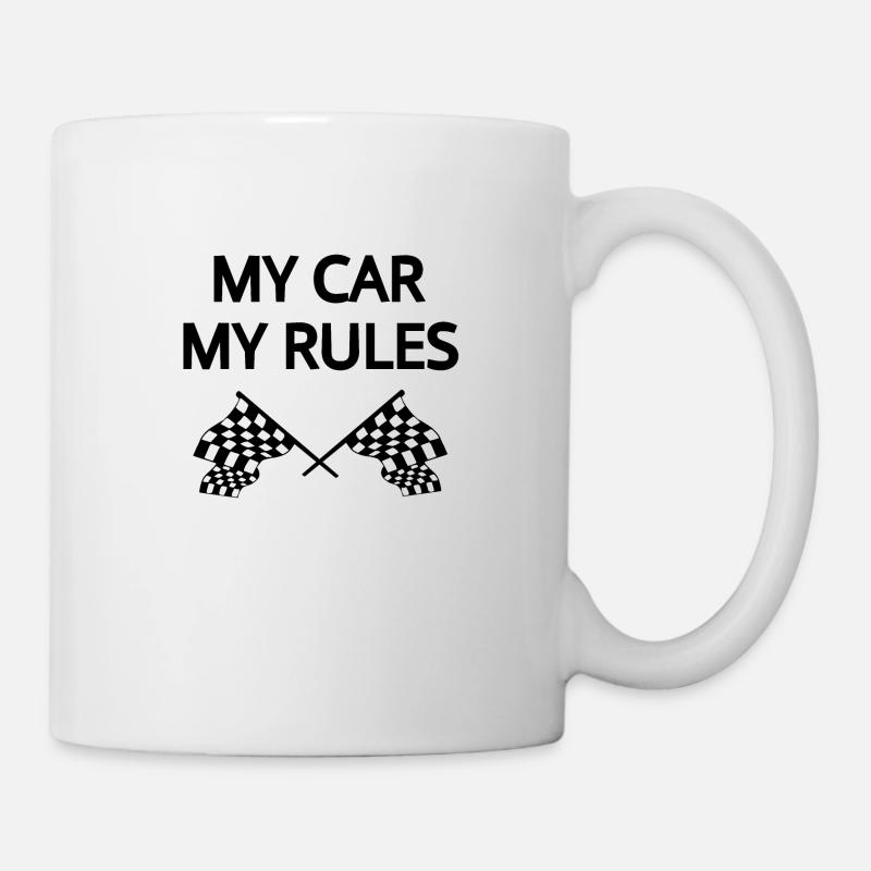 Auto - Tasse - Weiß