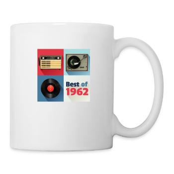 Best of 1962 Vinyl Radio Oldschool Turntable - Mug - white - Right