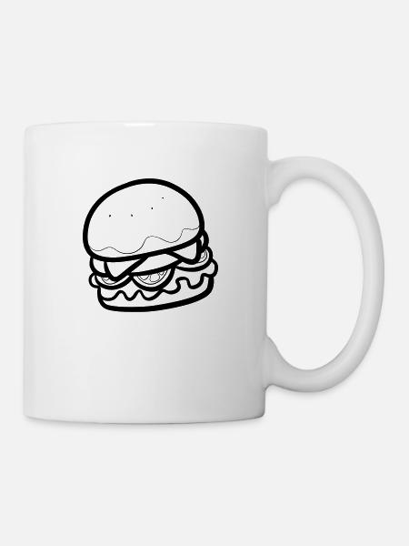 Hamburger - Tasse - Weiß