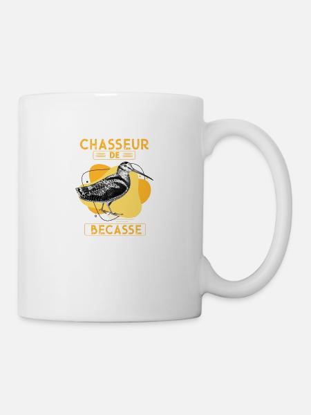 chasseur de bécasse cadeau humour bécasse - Mug blanc - blanc