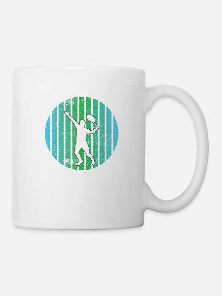 Tennis Tennisball Tennisliebhaber Tennisspieler - Tasse - Weiß