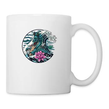 water dragon - Tasse - Weiß - Rechts