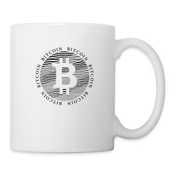 Bitcoin Logo - Crypto Fan - Cryptocurrency Bitcoin - Mug blanc - blanc - Droite