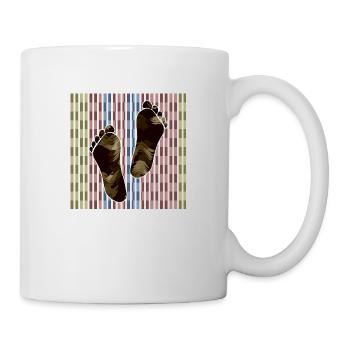 Füße - Tasse - Weiß - Rechts