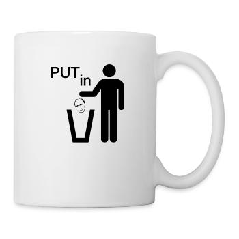 Put Putin in... - Tasse - Weiß - Rechts