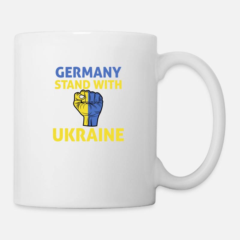germany Stand With Ukrain I Stand With Ukraine - Mug - white