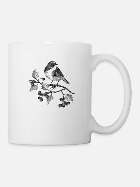 Oiseau - Mug blanc - blanc