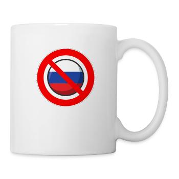 Anti Russland - Tasse - Weiß - Rechts