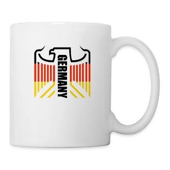 Deutschland Adler Liebe - Tasse - Weiß - Rechts