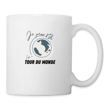 Je peux pas j'aitour du monde! - Mug blanc - blanc - Droite