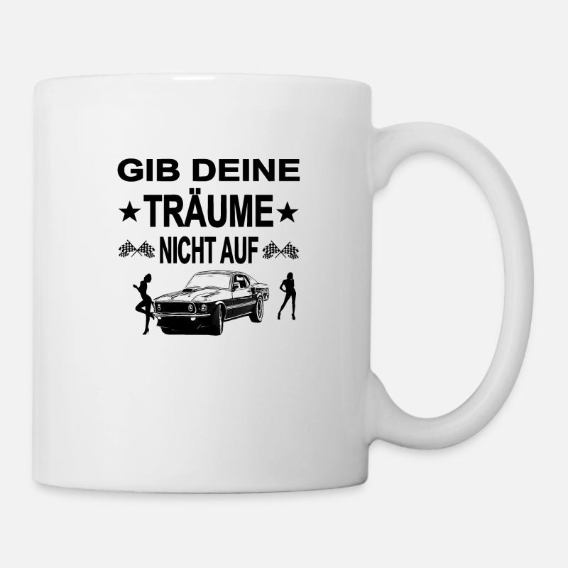 Auto - Tasse - Weiß