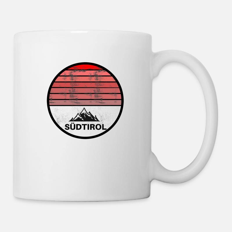 SCHÖNES LOGO DER BERGE UND SÜDTIROLS - Tasse - Weiß