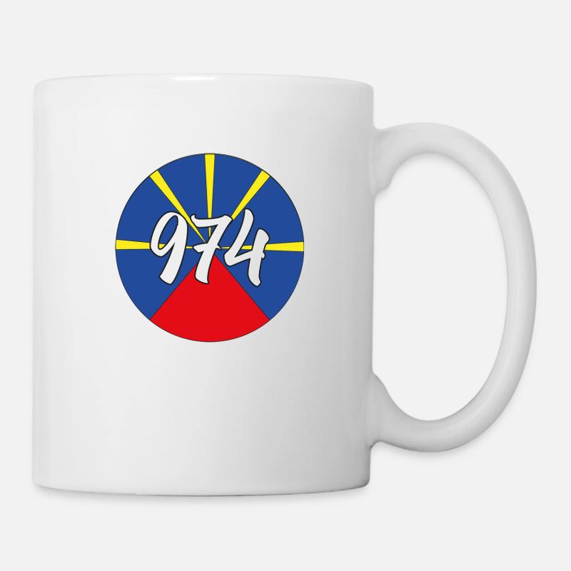 La Réunion - 974 - Tasse - Weiß