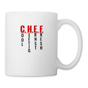 CHEF - Tasse - Weiß - Rechts