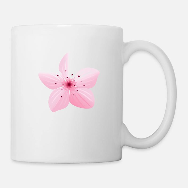 Fleur Sakura Japon printemps - Mug blanc - blanc