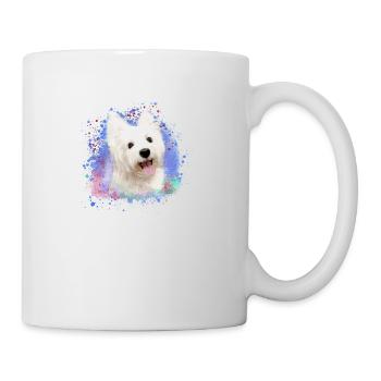 West Highland White Terrier,terrier,dog,graffiti - Mug - white - Right