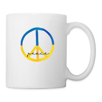 KATMA - PEACE - UKRAINE - Tasse - Weiß - Rechts