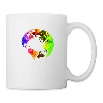 vecteur monde 08 01 - Mug blanc - blanc - Droite