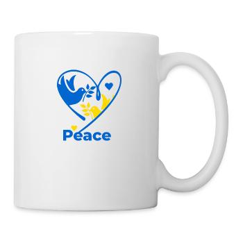 Frieden Ukraine - Rettet die Ukraine - Tasse - Weiß - Rechts