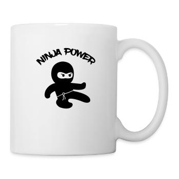 Puissance Ninja - Mug blanc - blanc - Droite