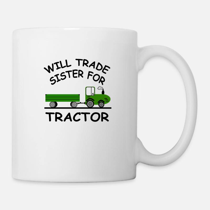 Traktor - Tasse - Weiß