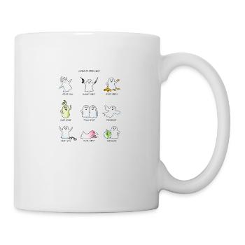 lustige Geister - Tasse - Weiß - Rechts