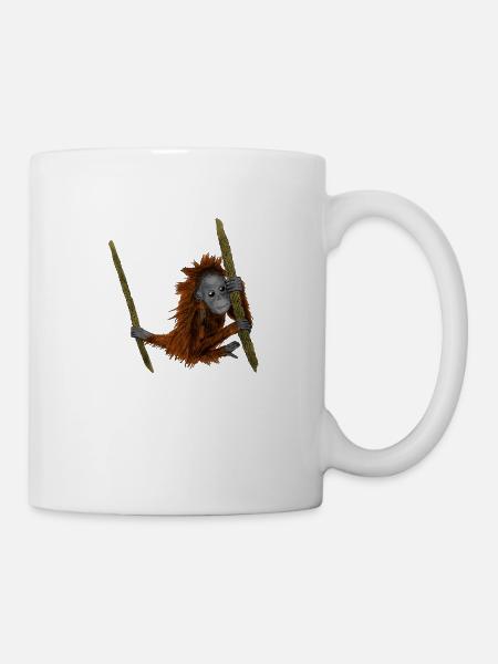 Orang Utan - Tasse - Weiß