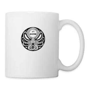 Octopus Graphic (black version) - Mug - white - Right