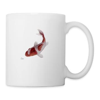 Poisson Koi - Mug blanc - blanc - Droite