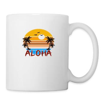 Aloha Sommer - Tasse - Weiß - Rechts