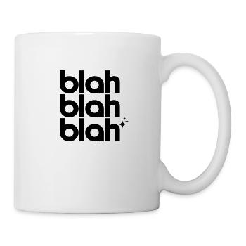 Bla bla bla bla - Tasse - Weiß - Rechts