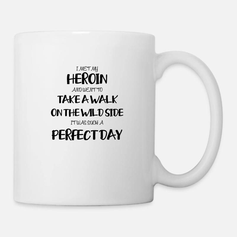 Hommage an Lou Reed - Tasse - Weiß