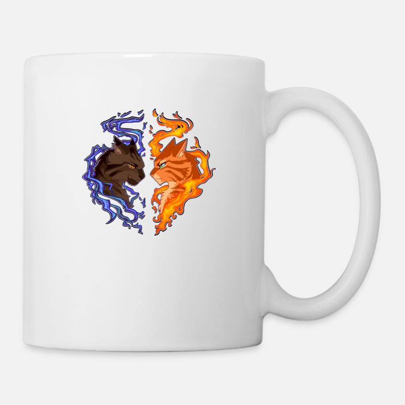 Firestar Fire Star TigerStar Tiger Star Chats - Mug blanc - blanc