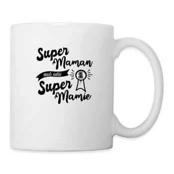 super mom super grandma - Mug - white - Right