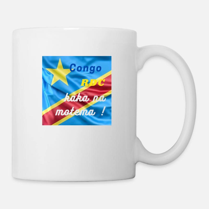 Congo RDC kaka na motema ! - Mug blanc - blanc