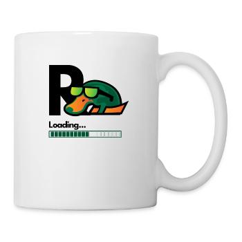 Chargement de la pension - Mug blanc - blanc - Droite