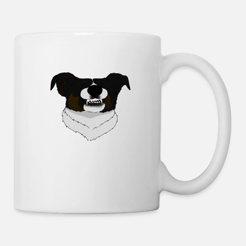 Border Collie Sourire - Mug blanc - blanc