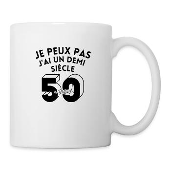 Original 1974 Vintage Rétro Cadeau d’anniversaire - Mug blanc - blanc - Droite
