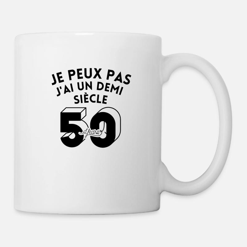 Original 1974 Vintage Rétro Cadeau d’anniversaire - Mug blanc - blanc