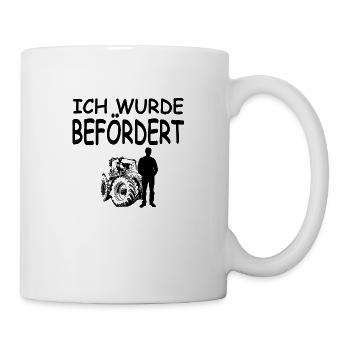 Traktor - Tasse - Weiß - Rechts