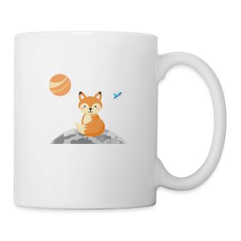 cosmic little fox - Mug - white - Right