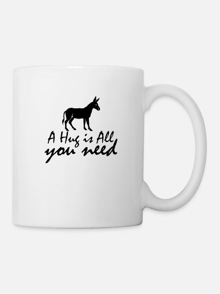 Donkey Esel - Tasse - Weiß