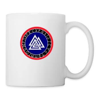 Wikinger Kompass Wotan - Tasse - Weiß - Rechts