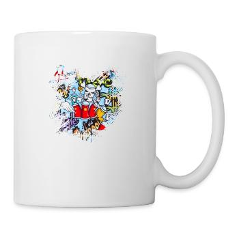 Graffitti - Mug blanc - blanc - Droite