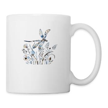 Libellule - Mug blanc - blanc - Droite